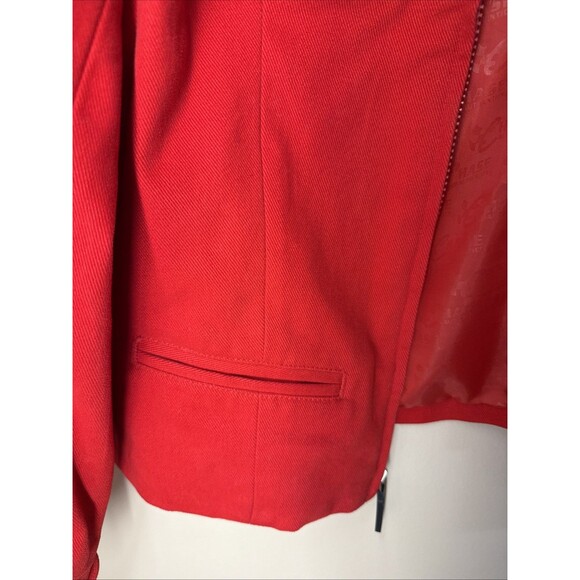 Chase Authentics Budweiser Dale Jr #8 NASCAR Jacket Womens XL Red Vintage - Picture 7 of 11